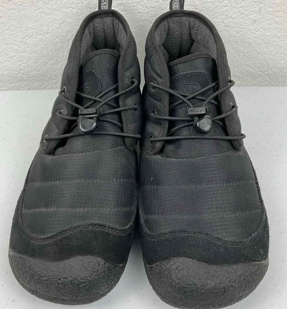 KEEN M Howser 2 Chukka Boots 11.5 Waterproof Black Insulated Outdoor Casual